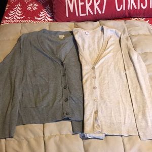 Lot of 2 cardigan sweaters